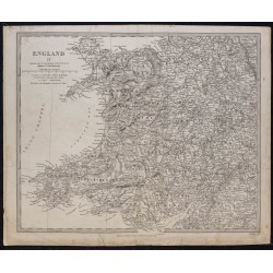 1831c - Carte de l'Angleterre et du Pays de Galles 