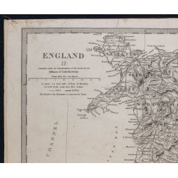 1831c - Carte de l'Angleterre et du Pays de Galles 