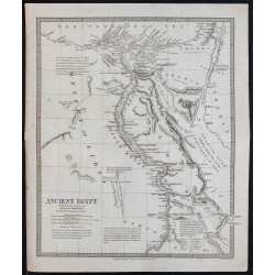 1831c - Carte de l'Égypte ancienne 