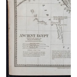 1831c - Carte de l'Égypte ancienne 