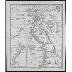 1831c - Carte de l'Égypte 