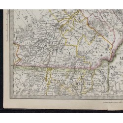 1832c - Carte de Canada et États-Unis 