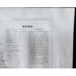 Gravure de 1833 - Département du Nord - 3