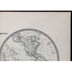 1853 - Carte du monde 