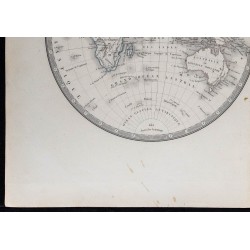 1853 - Carte du monde 