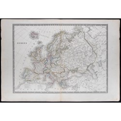 1853 - Carte de Europe 