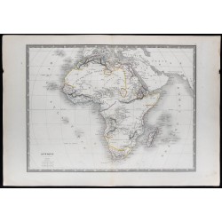 1853 - Carte de l'Afrique 