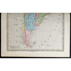 Gravure de 1845 - Amérique du sud - 3