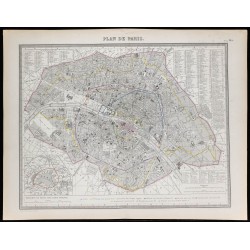 1855 - Plan de Paris 