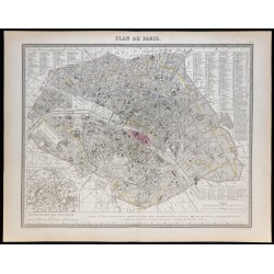 1855 - Plan de Paris 