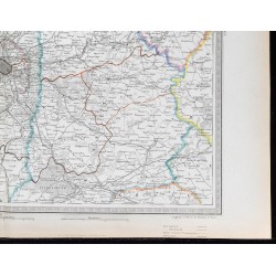1855 - Carte des environs de Paris 