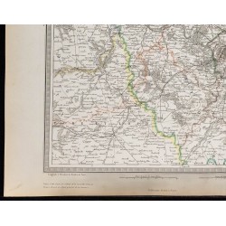 1855 - Carte des environs de Paris 