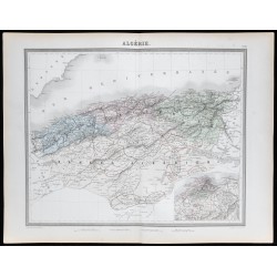 1855 - Carte d'Algérie 