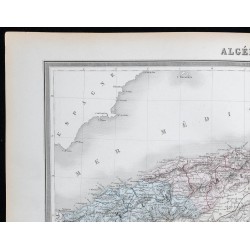 1855 - Carte d'Algérie 