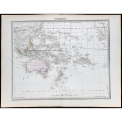 1855 - Carte de l'Océanie 