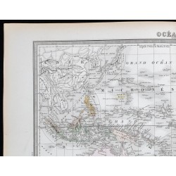 1855 - Carte de l'Océanie 