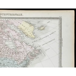1855 - Carte de l''Amérique septentrionale 