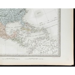 1855 - Carte de l''Amérique septentrionale 