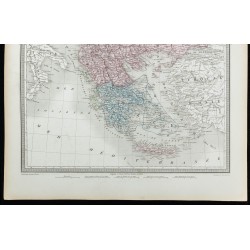 1855 - Carte de Turquie d'Europe & Grèce 