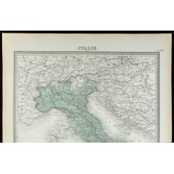 1855 - Carte de l'Italie 