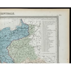 1855 - Carte de l'Europe centrale 
