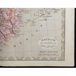 Gravure de 1845 - Espagne et Portugal - 5