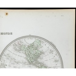1855 - Carte du monde 