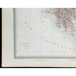 1855 - Carte de la Grèce ancienne 