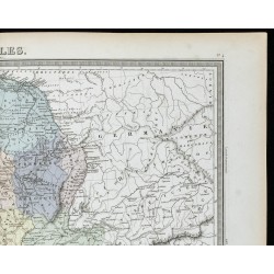 1855 - Carte de la Gaule 