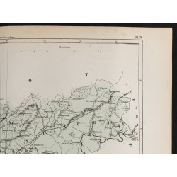 Gravure de 1855 - Carte du département du Tarn et Garonne - 3