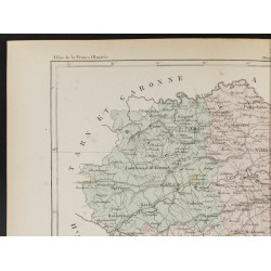 Gravure de 1855 - Carte du département du Tarn - 2