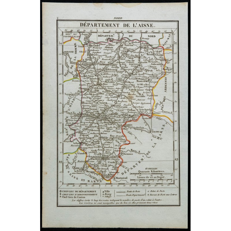 1823 - Département de l'Aisne 1823 - Département de l'Aisne