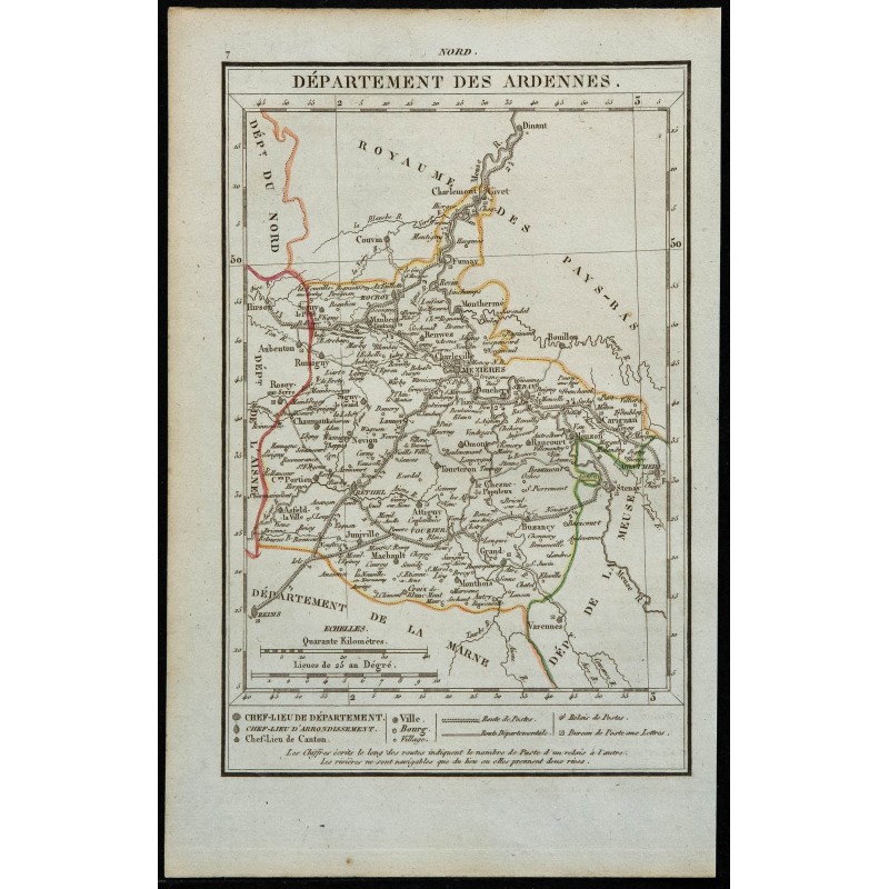 1823 - Département des Ardennes 
