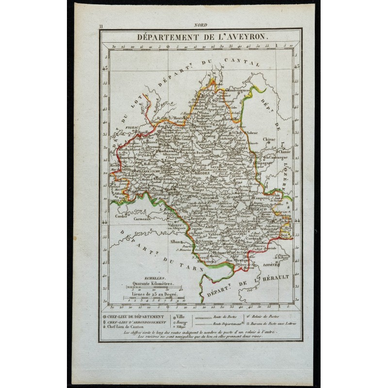 1823 - Département de l'Aveyron 