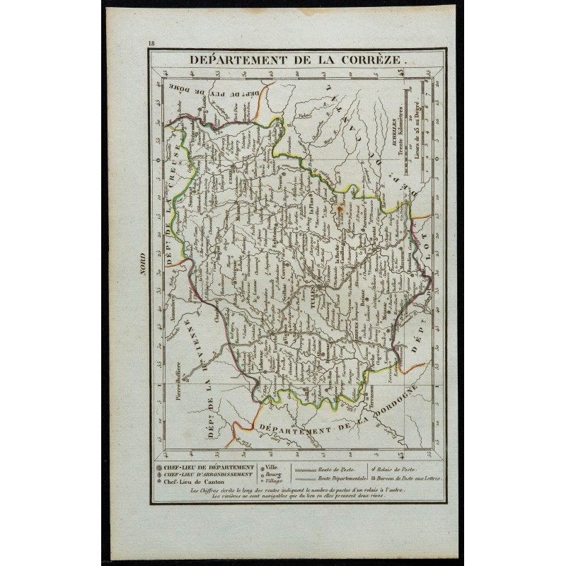 1823 - Département de la Corrèze 1823 - Département de la Corrèze