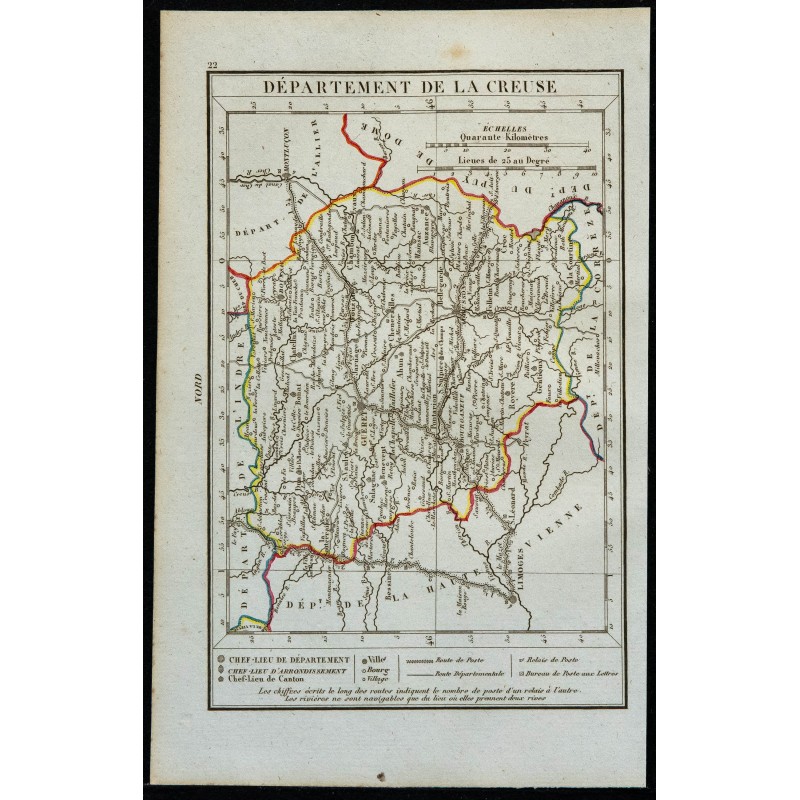 1823 - Département de la Creuse 