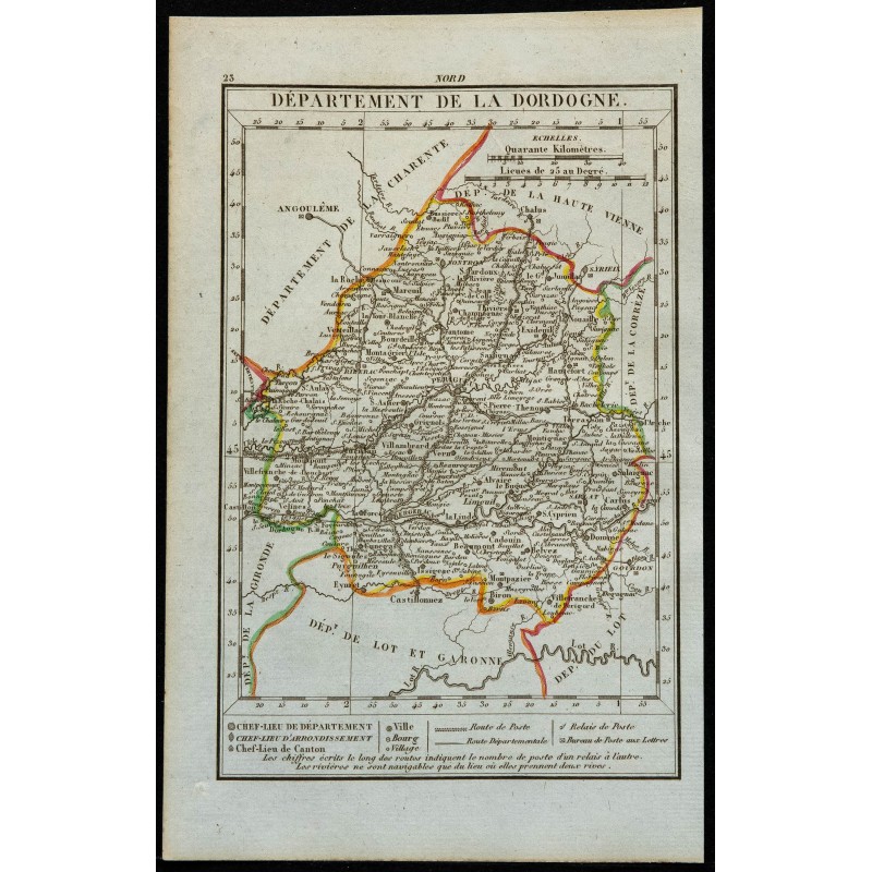 1823 - Département de la Dordogne 1823 - Département de la Dordogne