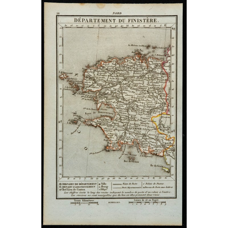 1823 - Département du Finistère 