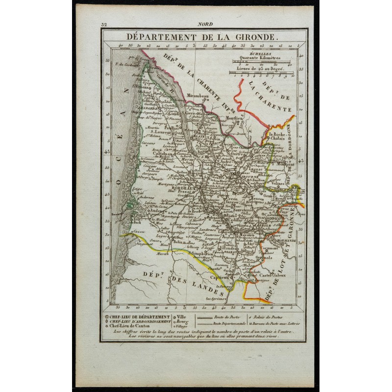 1823 - Département de la Gironde 