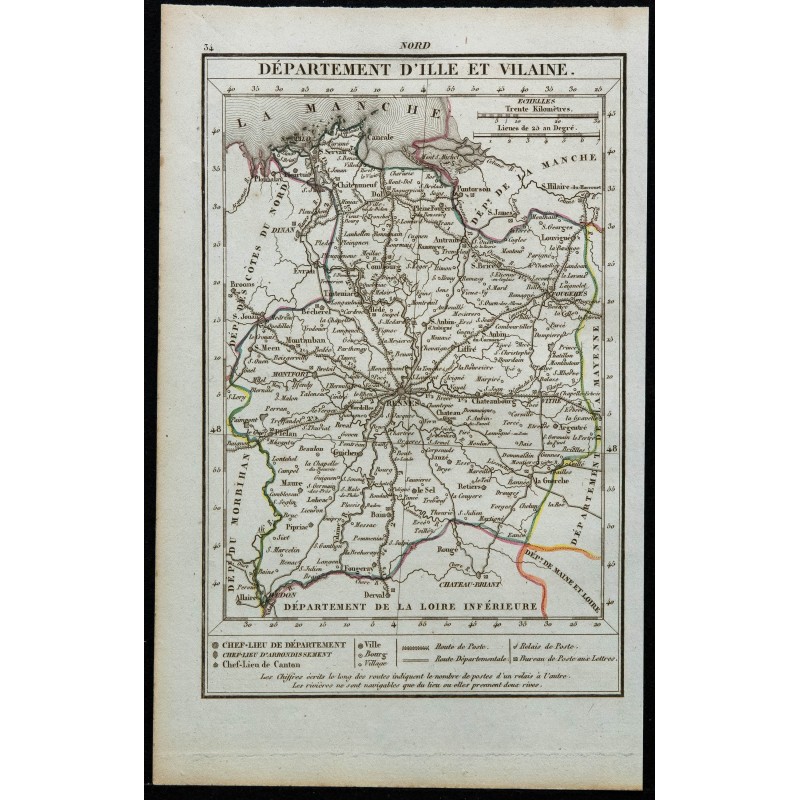 1823 - Département de l'Ille-et-Vilaine 