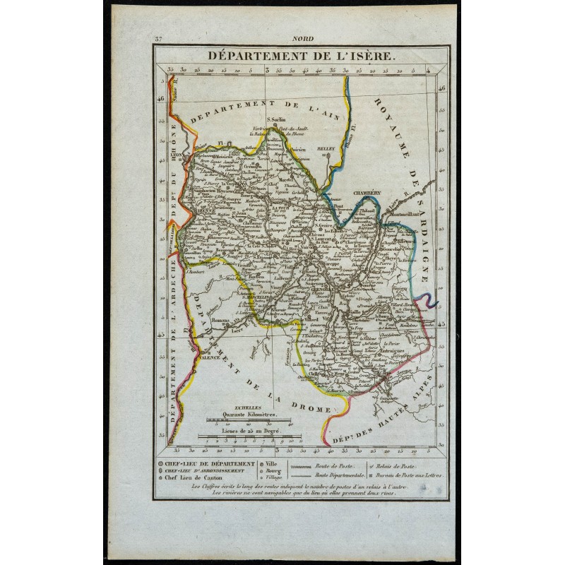 1823 - Département de l'Isère 