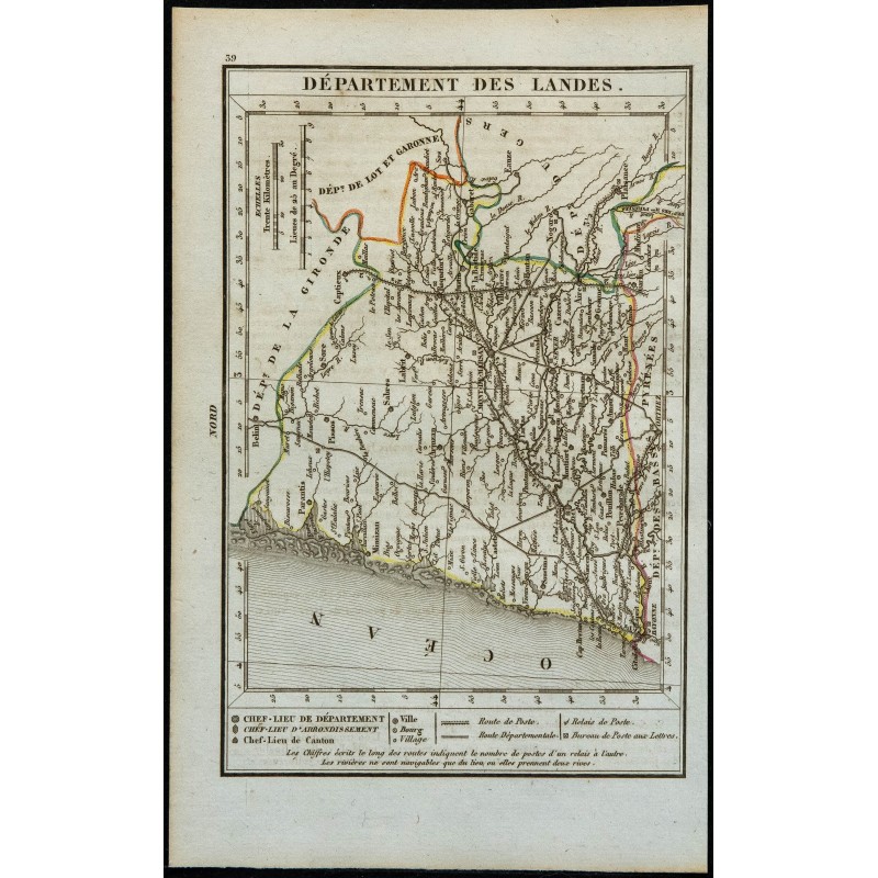 1823 - Département des Landes 1823 - Département des Landes