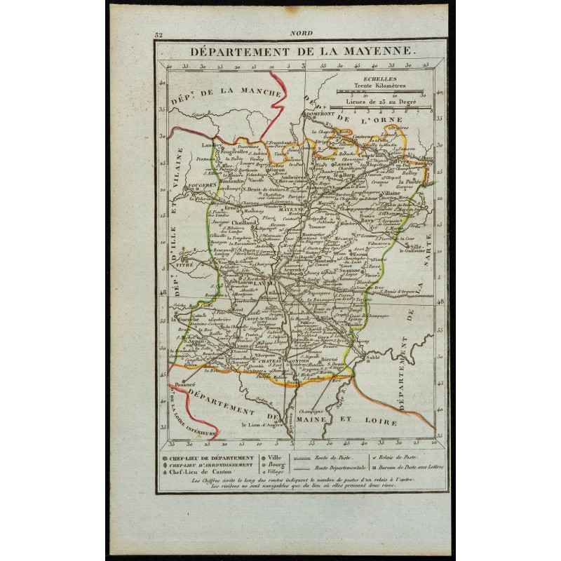 1823 - Département de la Mayenne 