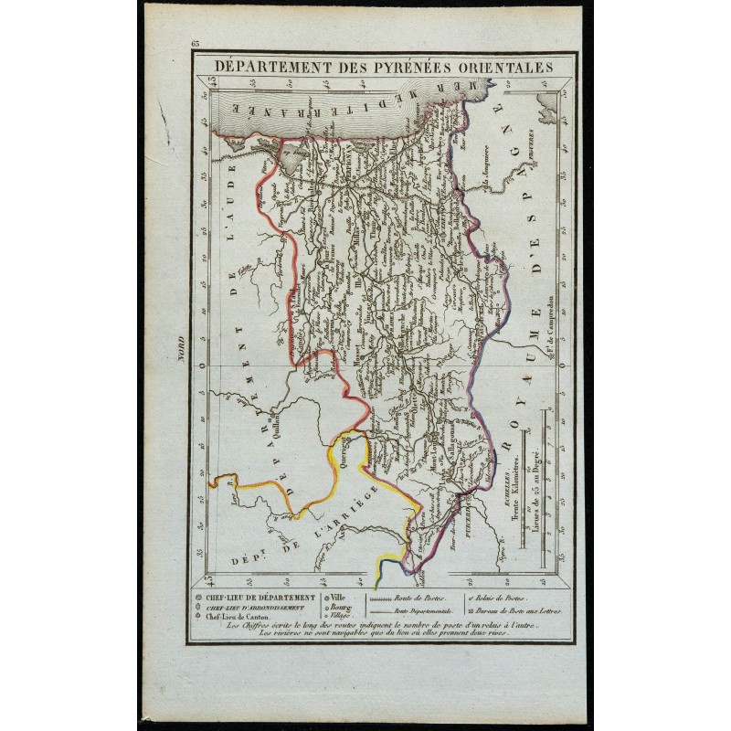 1823 - Département des Pyrénées orientales 