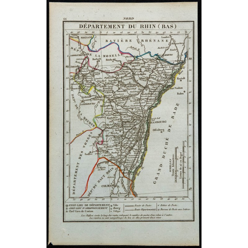 1823 - Département du Bas Rhin 1823 - Département du Bas Rhin