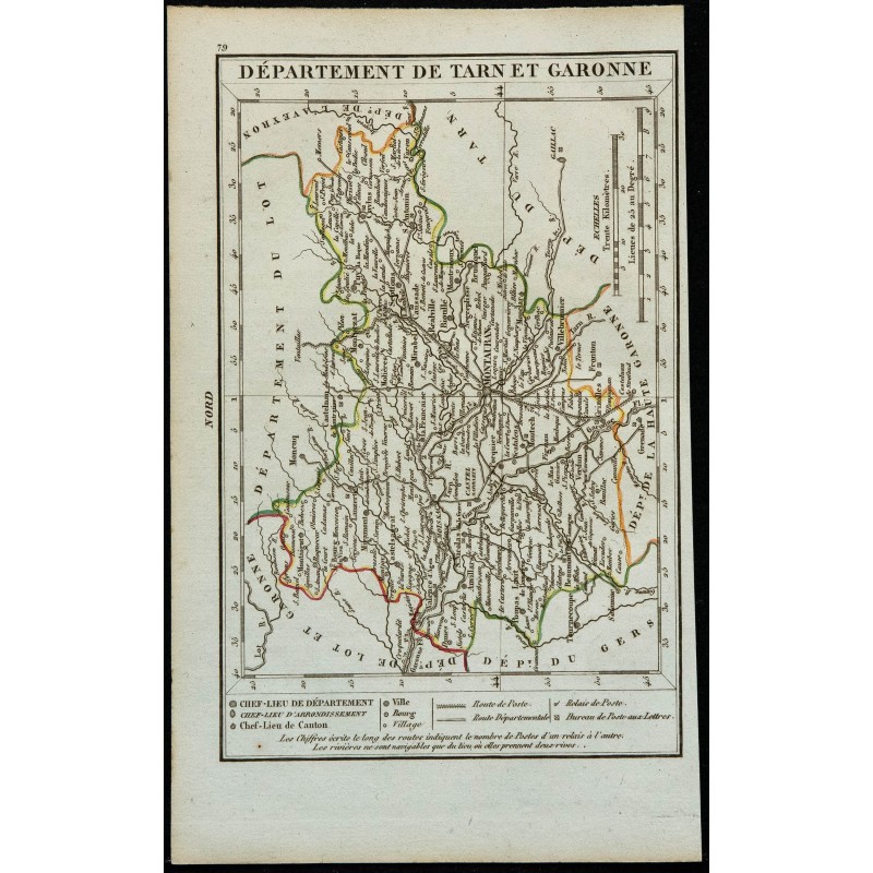 1823 - Département du Tarn-et-Garonne 