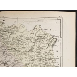 Gravure de 1855 - Carte du département de Haute-Saône - 3