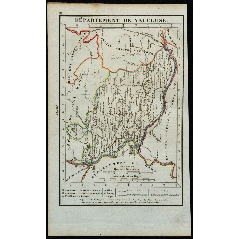 1823 - Département du Vaucluse 