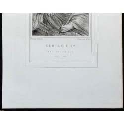 1850ca - Portrait de Clotaire Ier le Vieux 