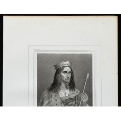 1850ca - Portrait de Clovis II le Fainéant 